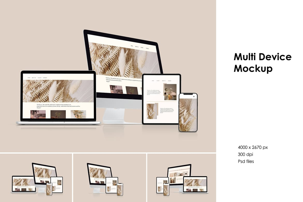 Multi Device Mockup vol 1（117401）-技能树